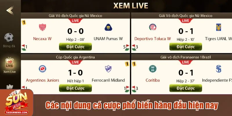 Các môn thể thao phổ biến đều có tại Sunwin