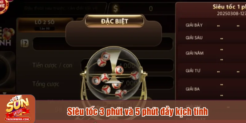 Siêu tốc 3 phút và 5 phút đầy kịch tính