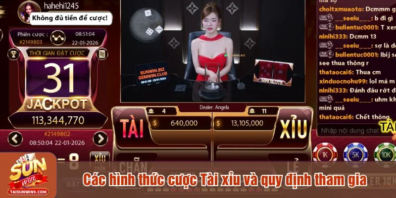 Sunwin cung cấp nhiều hình thức đặt cược